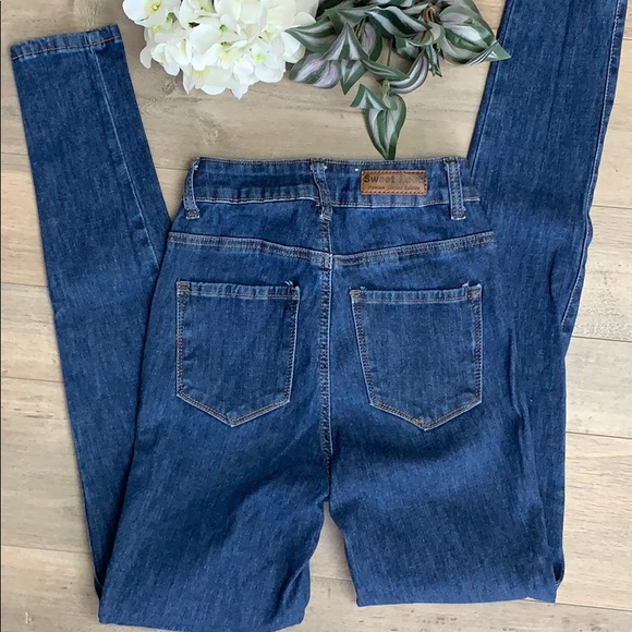Sweet Look High Waisted Jeggings PreLoved S3 - Picture 1 of 8